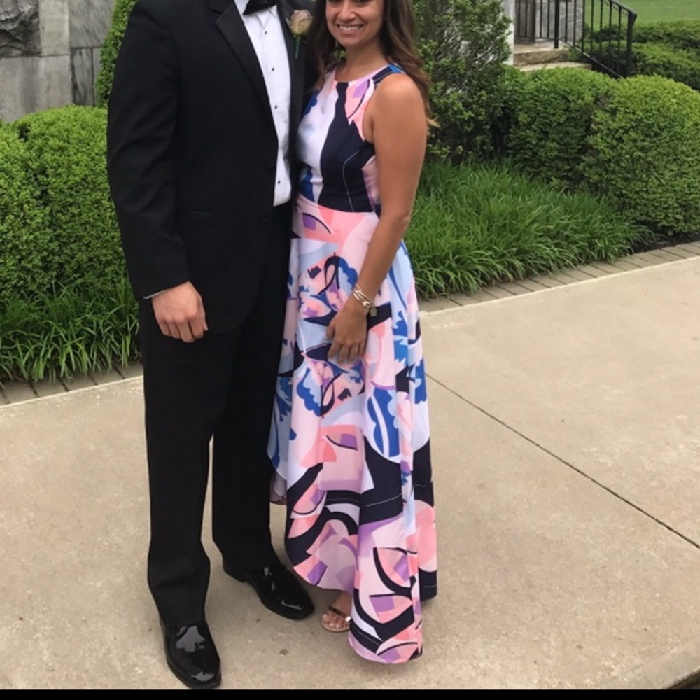 Nicole Miller high-low gown worn once